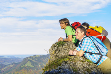exponierter Platz am Berg