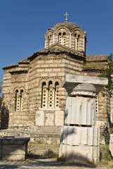 Fototapeta premium Ancient Agora at Athens city in Greece