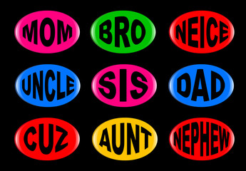 Family Buttons