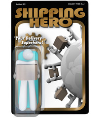 Shipping Hero Action Figure Shipper Delivery Man