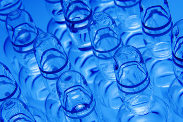 Medicine Vials with blue background