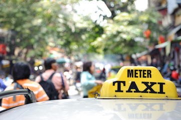 Taxi sign