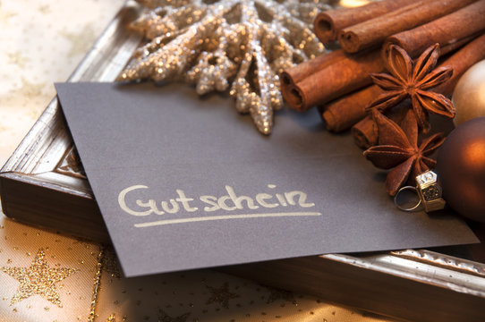 Weihnachts-Geschenkgutschein
