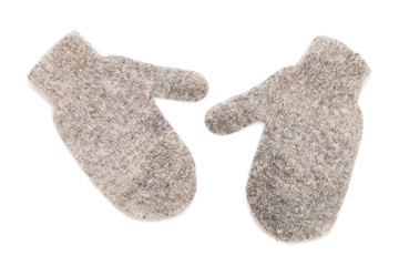 warm gloves made of wool
