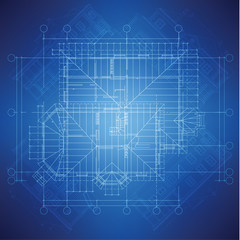 Architectural background. Part of architectural project