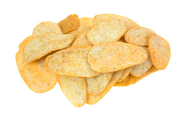 Cheddar cheese potato skins.