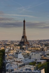 Fototapeta na wymiar Panorama Paryża - Francja
