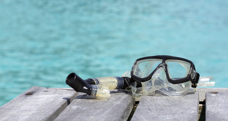 snorkelling equipment