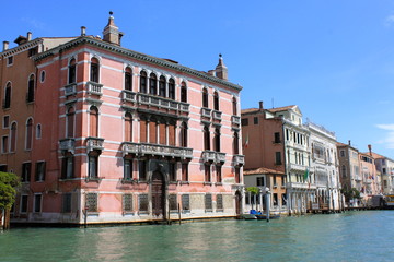 Fototapeta na wymiar Le Grand Canal de Venise - Italie