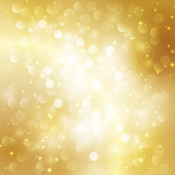 Holiday gold background