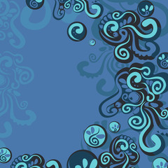 Abstract sea creatures