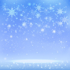 Background with snowflakes