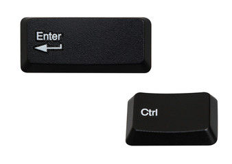 enter and ctrl button