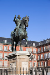 King Philip III Monument in Madrid
