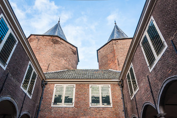 Closeup of an old Dutch castle