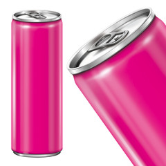 Can on white background - pink - 46450912