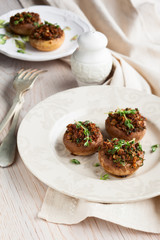 Stuffed mushrooms