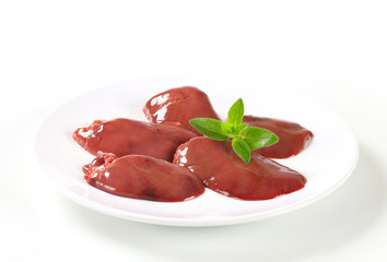Raw chicken liver