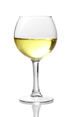 Wineglass isolated on white