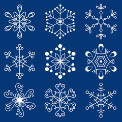 Christmas snowflakes