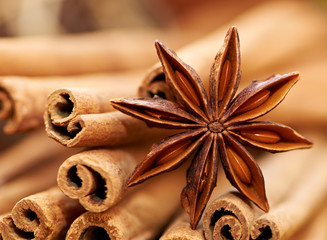 Illicium verum (close up)