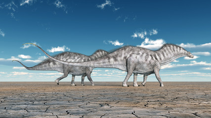 Fototapeta na wymiar Amargasaurus Dinosaur