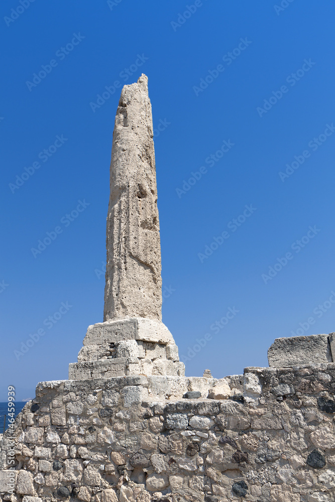 Wall mural ancient aigina site in greece