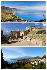 Collage - Taormina, Sicily