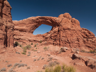 Fototapeta na wymiar Arche de Okno arch, parc national des Arches