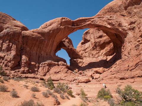 Double arch du parc national des arches