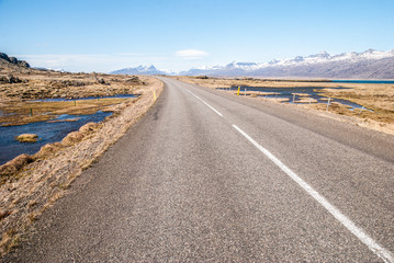 Road, an Iceland landscape