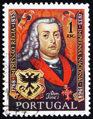 Postage stamp Portugal 1969 Portuguese King Jose I
