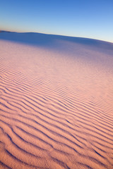 Fototapeta na wymiar Sunset at White Sands National Monument