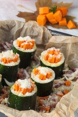 Zucchini rolls