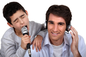 Father and son musical duo