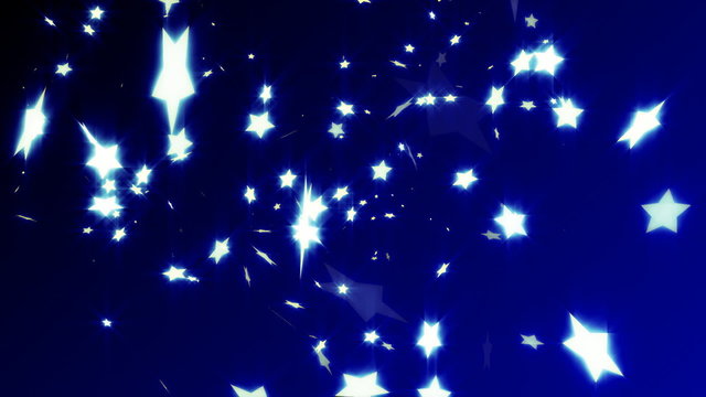 HD Loopable Falling Stars Animated Background