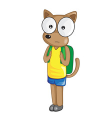 Dog vector cartoon