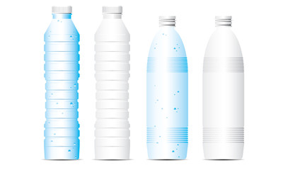 Vector illustration bottle of water