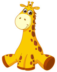 Fototapeta na wymiar Dziecko żyrafa