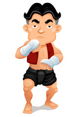 Illustration of Thai Boxing