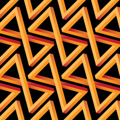 Optical Illusion Seamless Pattern for Hotel, Home and Villa