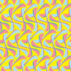 Foto op Plexiglas Psychedelisch Optische illusie naadloos patroon voor hotel, huis en villa