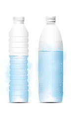 Vector illustration bottle of water