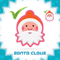 laus Merry Christmas, New Year, Button, Sign, Symbol