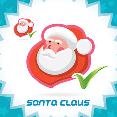 laus Merry Christmas, New Year, Button, Sign, Symbol