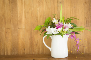 Flower bouquet in a vase