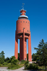 Red Lighthouse at Hanko (Finland)
