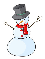a snowman