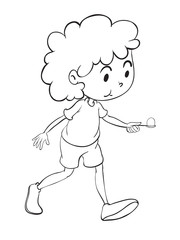 a boy sketch