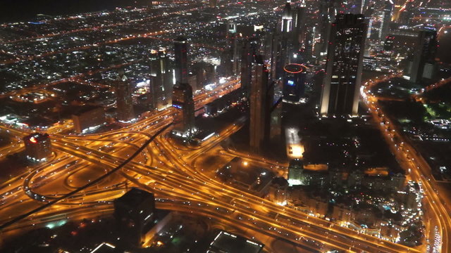 Dubai City from Burj Khalifa